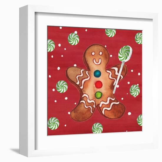 Gingerbread And Hot Cocoa I-Elizabeth Medley-Framed Art Print