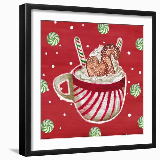 Gingerbread And Hot Cocoa II-Elizabeth Medley-Framed Art Print