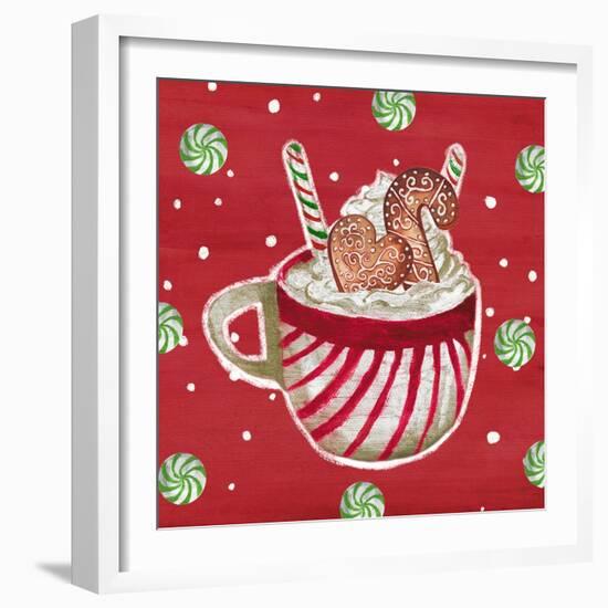 Gingerbread And Hot Cocoa II-Elizabeth Medley-Framed Art Print