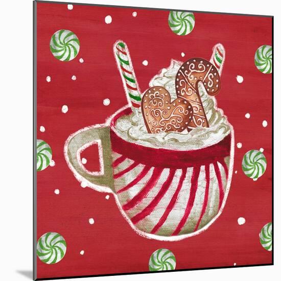 Gingerbread And Hot Cocoa II-Elizabeth Medley-Mounted Art Print