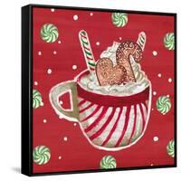 Gingerbread And Hot Cocoa II-Elizabeth Medley-Framed Stretched Canvas