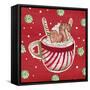 Gingerbread And Hot Cocoa II-Elizabeth Medley-Framed Stretched Canvas