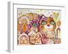 Gingerbread Cat 1-Oxana Zaika-Framed Giclee Print