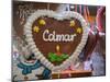 Gingerbread Cookie for Sale in Colmar Christmas Market, France.-Jon Hicks-Mounted Photographic Print
