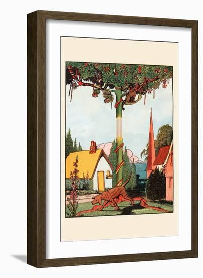 Gingerbread Dog Looking for the Cat-Eugene Field-Framed Art Print