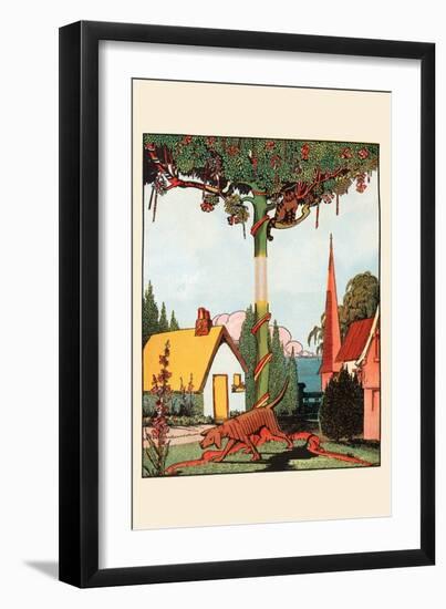 Gingerbread Dog Looking for the Cat-Eugene Field-Framed Art Print