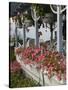 Gingerbread House Details, Oak Bluffs, Martha's Vineyard, Massachusetts, USA-Walter Bibikow-Stretched Canvas