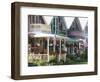 Gingerbread House, Oak Bluffs, Martha's Vineyard, Massachusetts, USA-Walter Bibikow-Framed Photographic Print