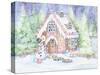 Gingerbread House Pastel-Kathleen Parr McKenna-Stretched Canvas