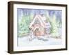 Gingerbread House Pastel-Kathleen Parr McKenna-Framed Art Print