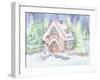 Gingerbread House Pastel-Kathleen Parr McKenna-Framed Art Print