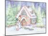 Gingerbread House Pastel-Kathleen Parr McKenna-Mounted Art Print