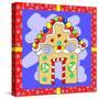 Gingerbread House-Valarie Wade-Stretched Canvas