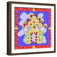 Gingerbread House-Valarie Wade-Framed Giclee Print