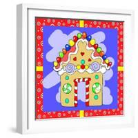 Gingerbread House-Valarie Wade-Framed Giclee Print