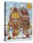 Gingerbread Joy-Kathy Kehoe Bambeck-Stretched Canvas