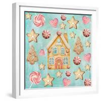 Gingerbread Land I-null-Framed Giclee Print