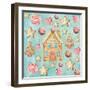 Gingerbread Land I-null-Framed Giclee Print