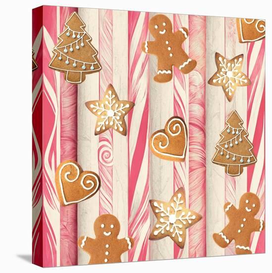 Gingerbread Land II-null-Stretched Canvas