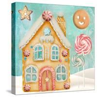 Gingerbread Land IV-null-Stretched Canvas