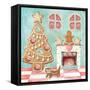 Gingerbread Land VII-null-Framed Stretched Canvas