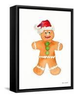 Gingerbread Man I-Lanie Loreth-Framed Stretched Canvas