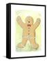 Gingerbread Man-Jennifer Zsolt-Framed Stretched Canvas