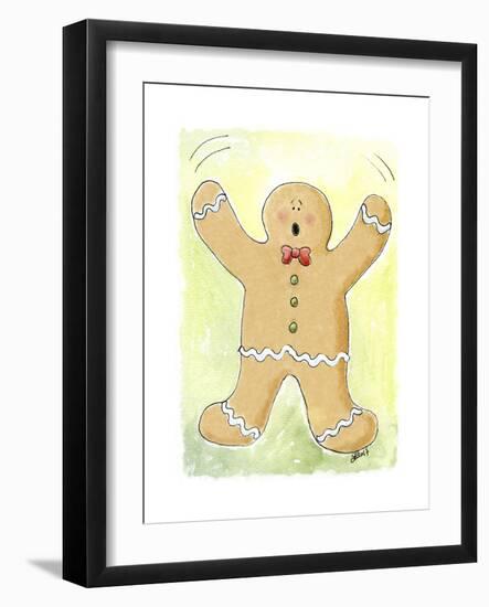 Gingerbread Man-Jennifer Zsolt-Framed Giclee Print