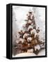 Gingerbread Trees with Glacé Icing-null-Framed Stretched Canvas