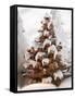 Gingerbread Trees with Glacé Icing-null-Framed Stretched Canvas