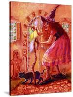 Gingerbread Witch-Judy Mastrangelo-Stretched Canvas