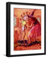 Gingerbread Witch-Judy Mastrangelo-Framed Giclee Print