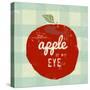 Gingham Apple-Lola Bryant-Stretched Canvas