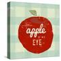 Gingham Apple-Lola Bryant-Stretched Canvas