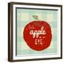 Gingham Apple-Lola Bryant-Framed Art Print