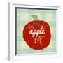 Gingham Apple-Lola Bryant-Framed Art Print