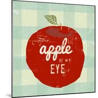 Gingham Apple-Lola Bryant-Mounted Art Print