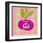 Gingham Beet-Lola Bryant-Framed Art Print