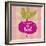 Gingham Beet-Lola Bryant-Framed Art Print