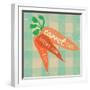 Gingham Carrot-Lola Bryant-Framed Art Print