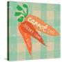 Gingham Carrot-Lola Bryant-Stretched Canvas