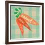 Gingham Carrot-Lola Bryant-Framed Art Print