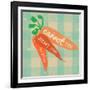 Gingham Carrot-Lola Bryant-Framed Art Print