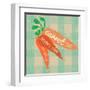 Gingham Carrot-Lola Bryant-Framed Art Print