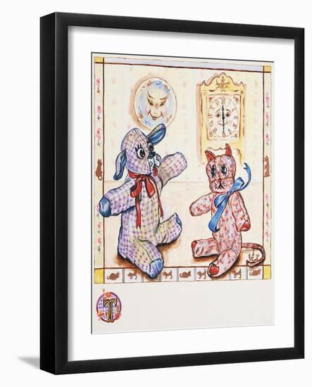 Gingham Dog and Calico Cat-Judy Mastrangelo-Framed Giclee Print