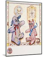 Gingham Dog and Calico Cat-Judy Mastrangelo-Mounted Giclee Print