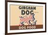 Gingham Dog-null-Framed Premium Giclee Print