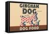 Gingham Dog-null-Framed Stretched Canvas