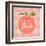 Gingham Peach-Lola Bryant-Framed Art Print