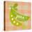 Gingham Peas-Lola Bryant-Stretched Canvas